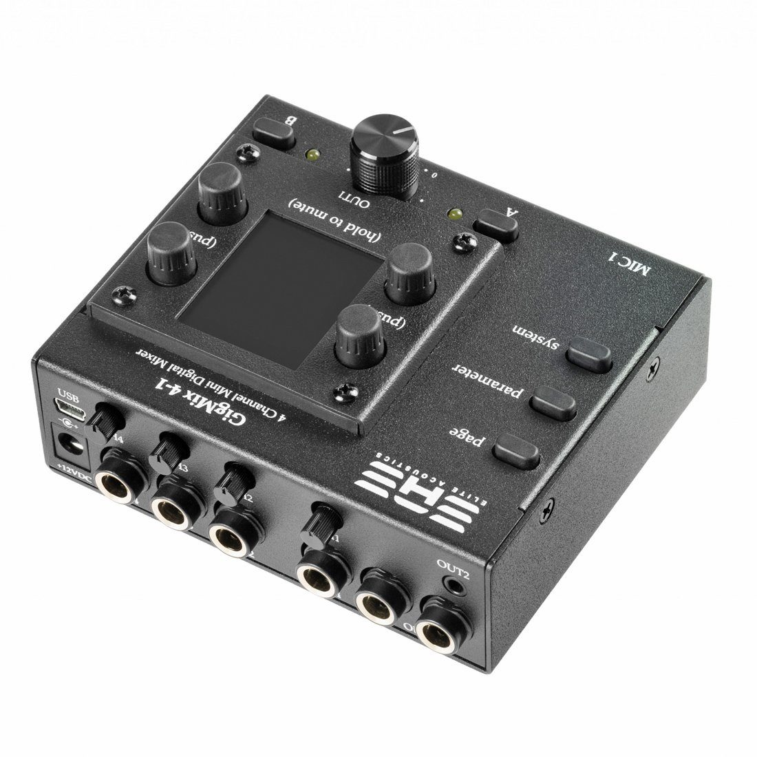 Elite Acoustics Mischpult Elite Acoustics GigMix 4-1 Digitalmixer mit Kabel