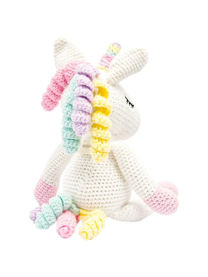 miniHeld Handgestrickter Einhorn 