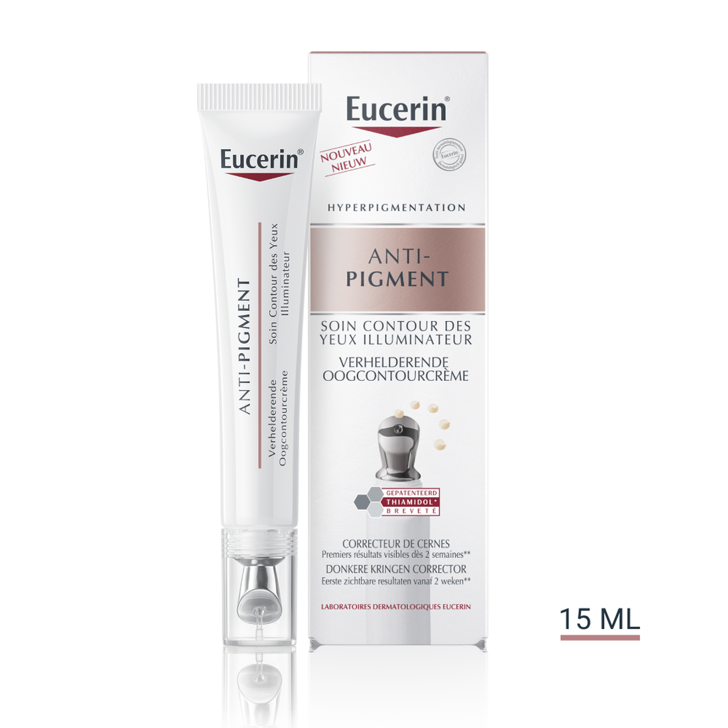 Eucerin ANTI-PIGMENT Soin Contour des Yeux Illuminateur Correcteur de Cernes
