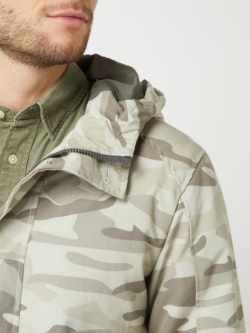 Parka mit Wattierung Modell 'Iconics' in stein