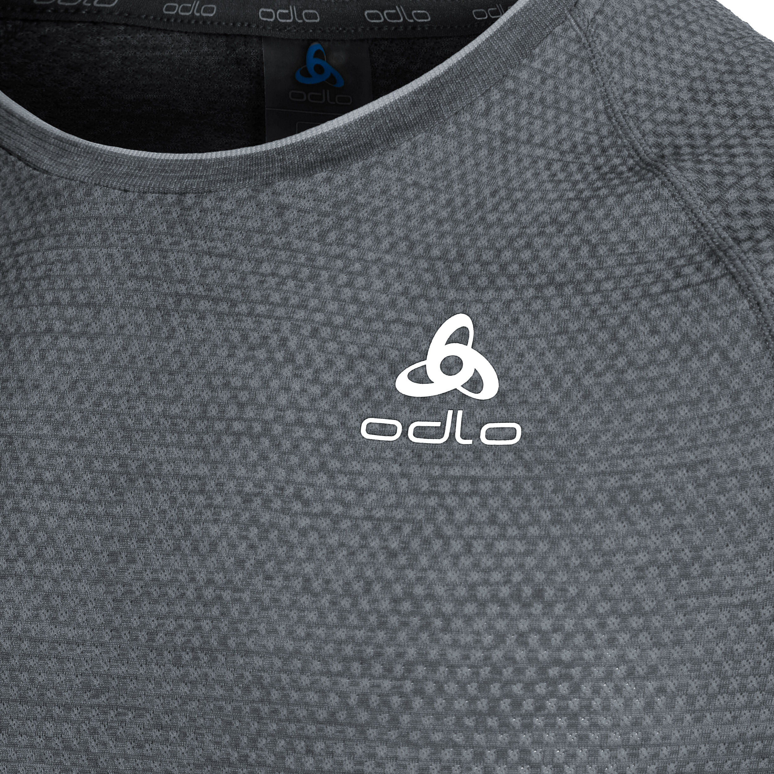 Crew Neck Essential Seamless Laufshirt Herren - Grau