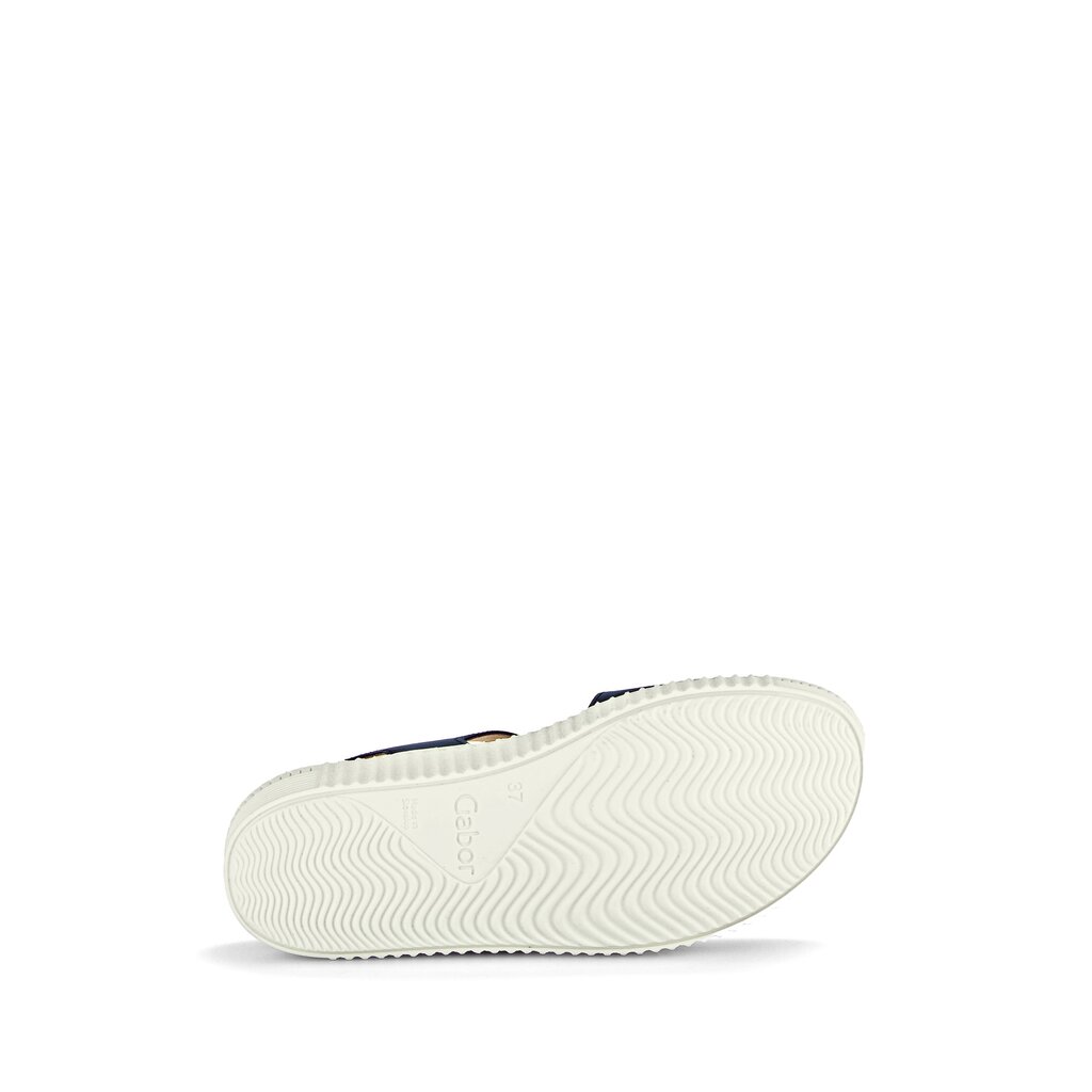 Gabor fashion Plateau Sandale blau