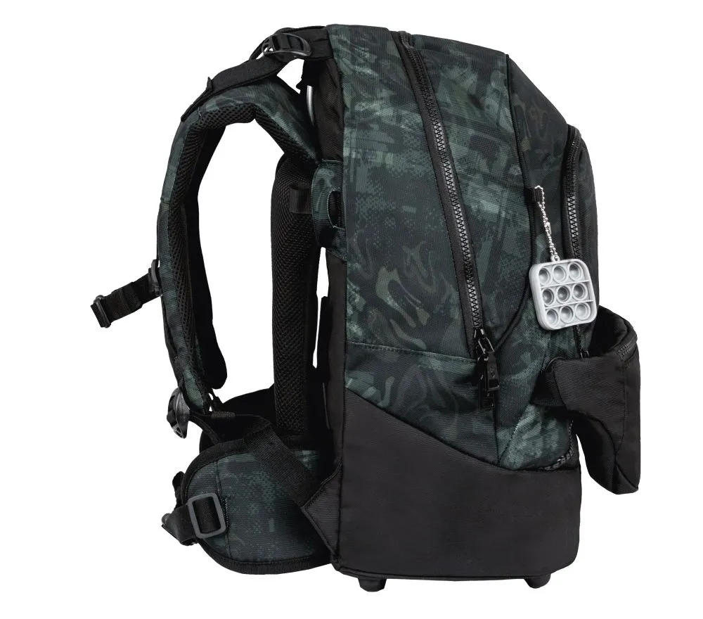 Belmil Premium Backpack & Fanny Pack Ruck﻿sack 2-tlg - Grey Stone
