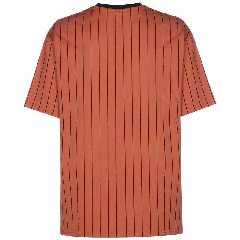 New Era Pinstripe Oversized T-Shirt Herren
