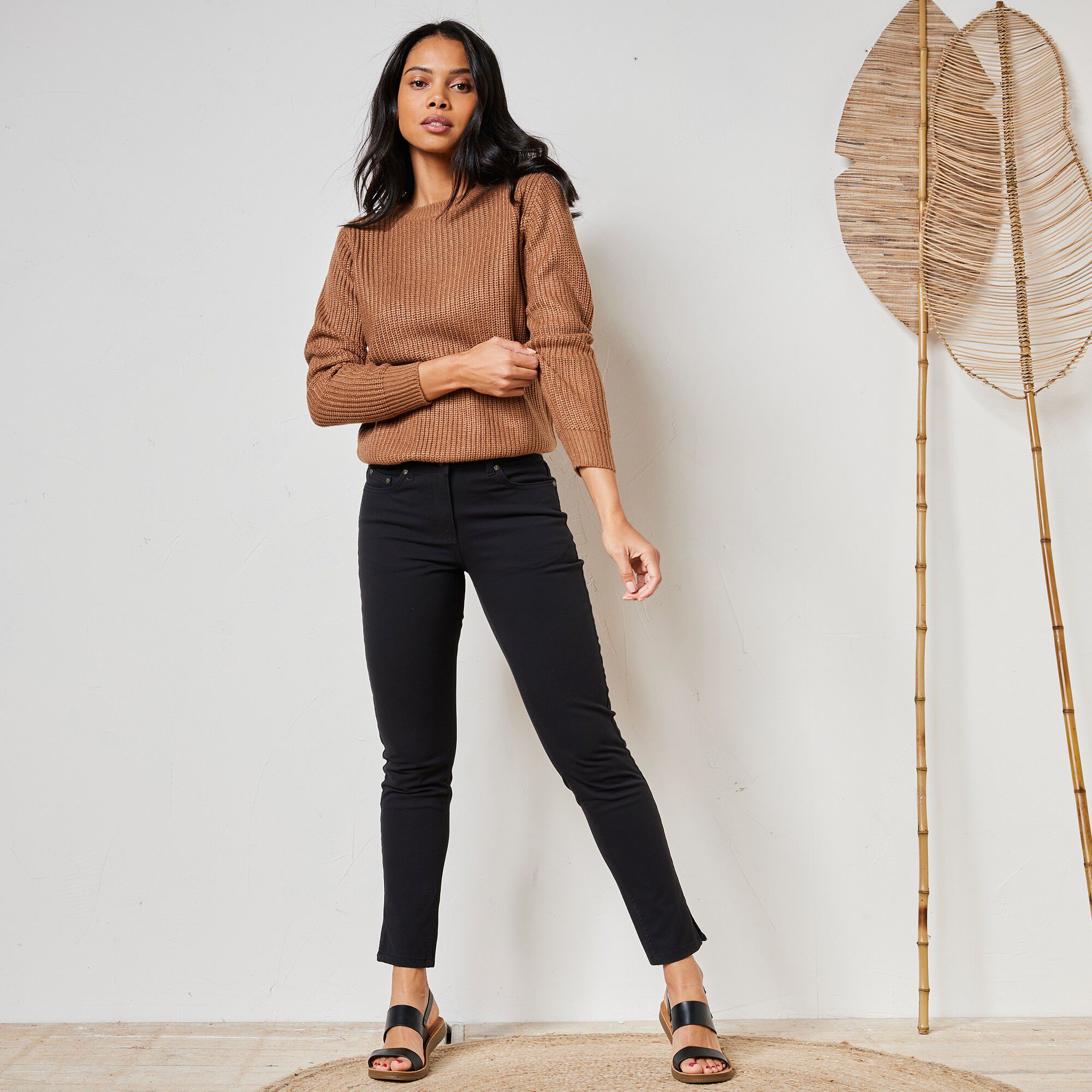 Pantalon fuselé 7/8 bi-stretch
