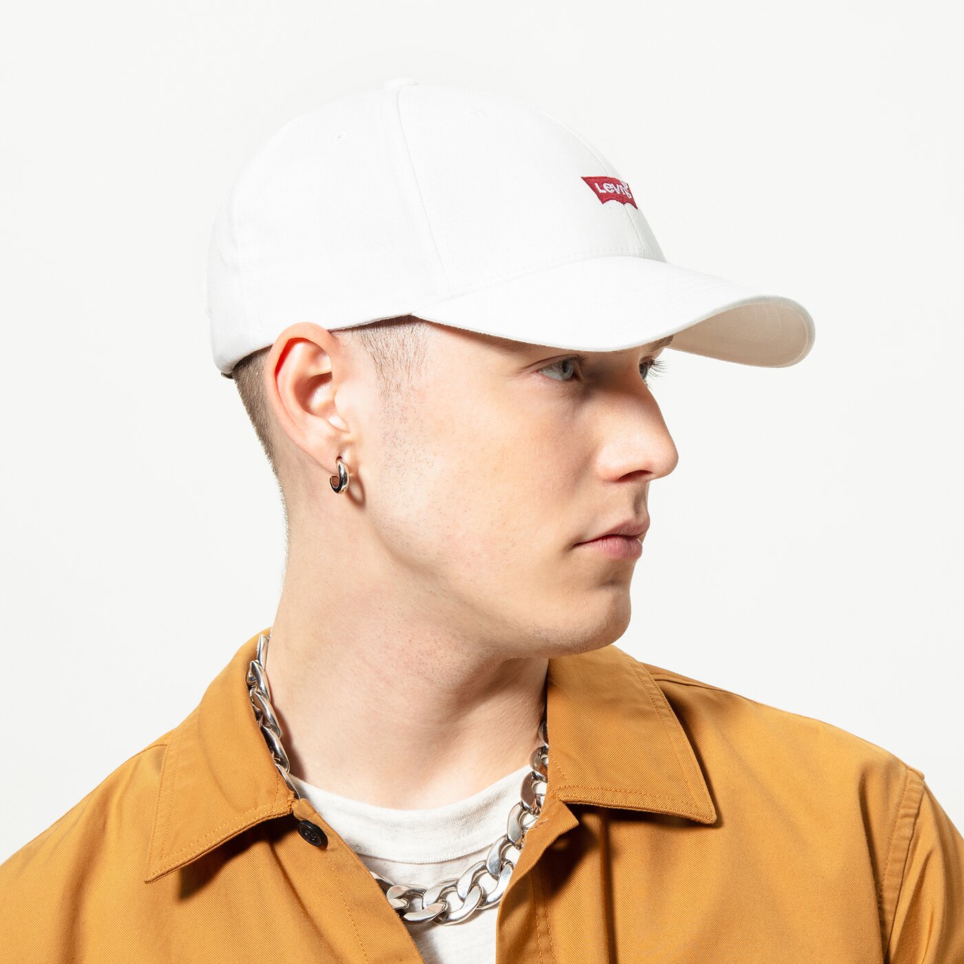LEVI'S MÜTZE HOUSEMARK FLEXFIT CAP Weiß