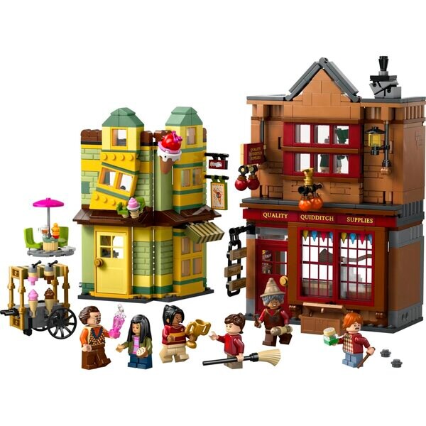 LEGO Harry Potter 76452 Obchod s kvalitnými metlobalovými hrami a zmrzlináreň
