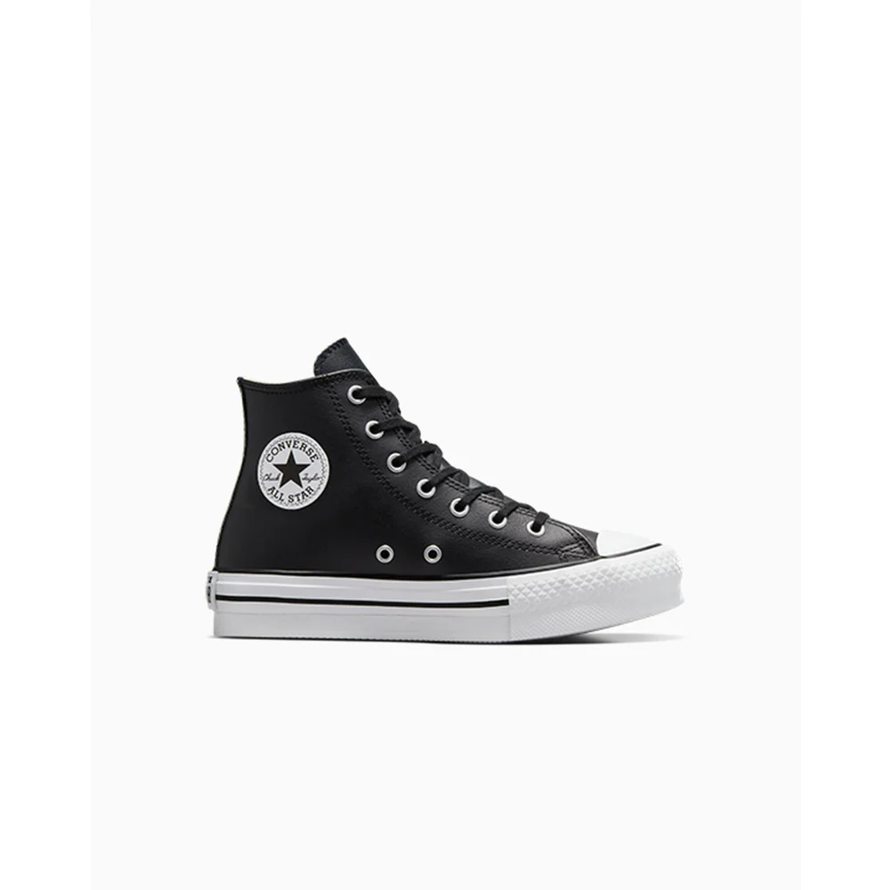 Converse Chuck Taylor All Star Lift Platform Leather High A01015C / schwarz