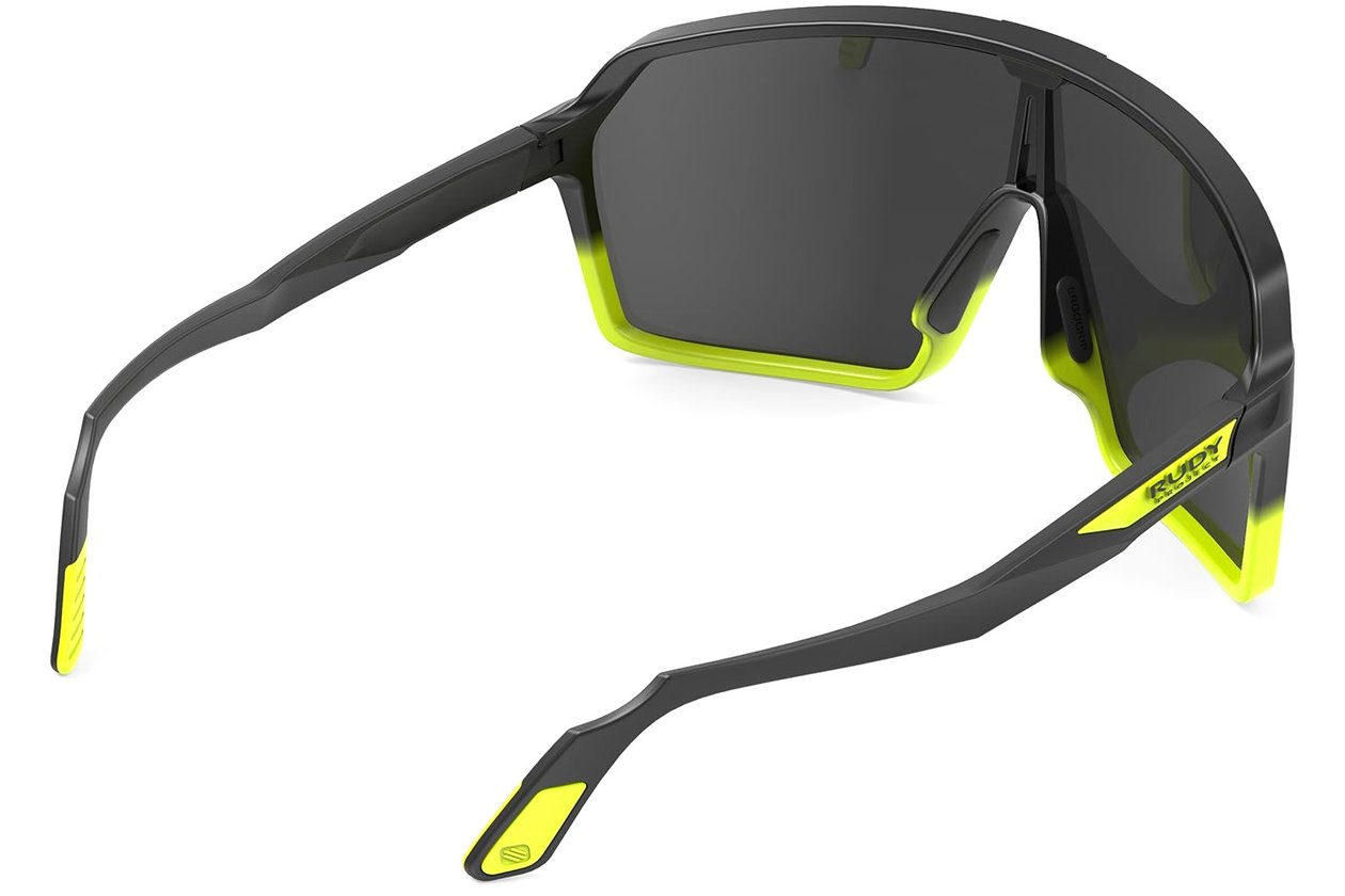 Rudy Project Spinshield Black Fade Yellow Fluo Matte - Smoke Black