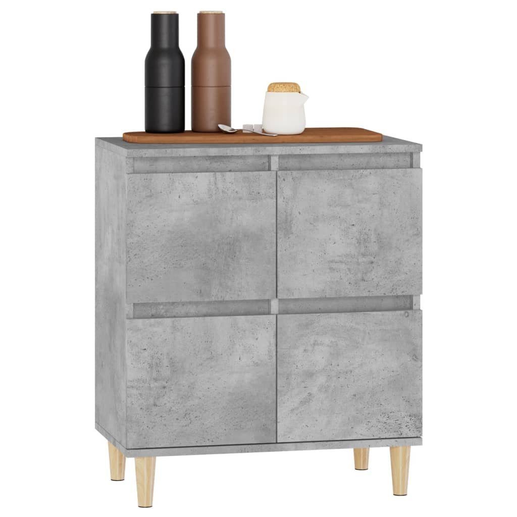 vidaXL Sideboard Sideboard Betongrau 60x35x70 cm Holzwerkstoff (1 St)