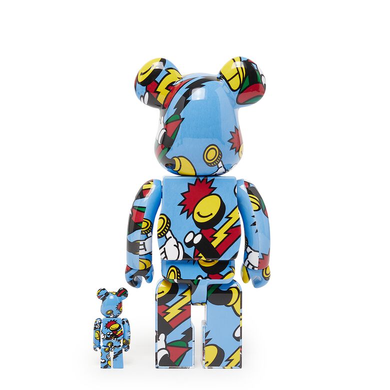 Medicom Bearbrick Grafflex 100%&400%set multicolor