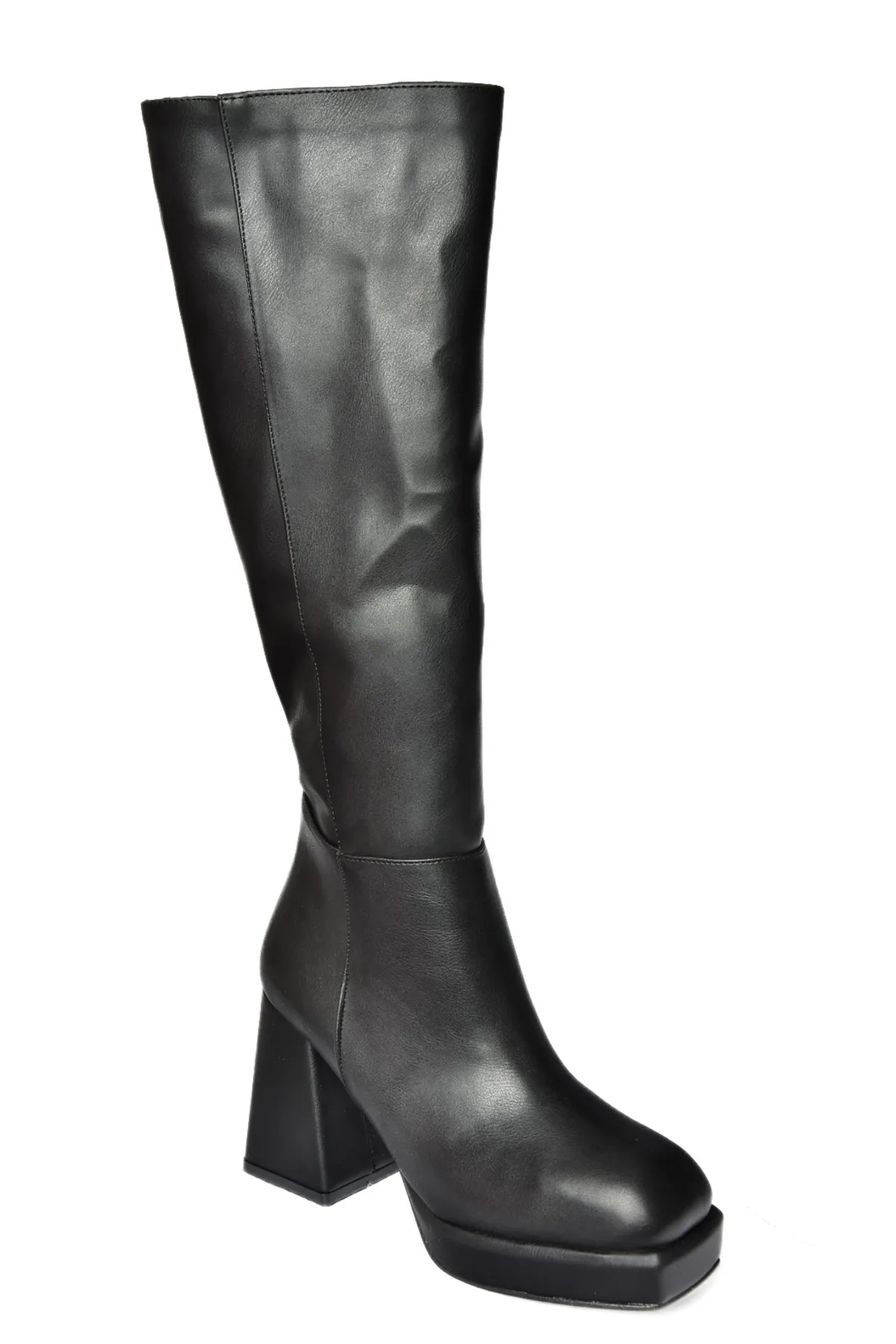 Fox Shoes  Schwarze Damenstiefel mit Plateauabsatz L282390109