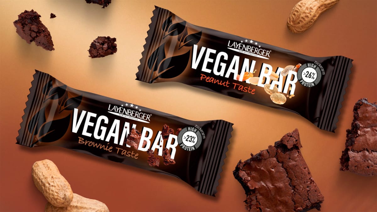 Proteinriegel 23% Vegan Bar, Brownie Taste, 35 g
