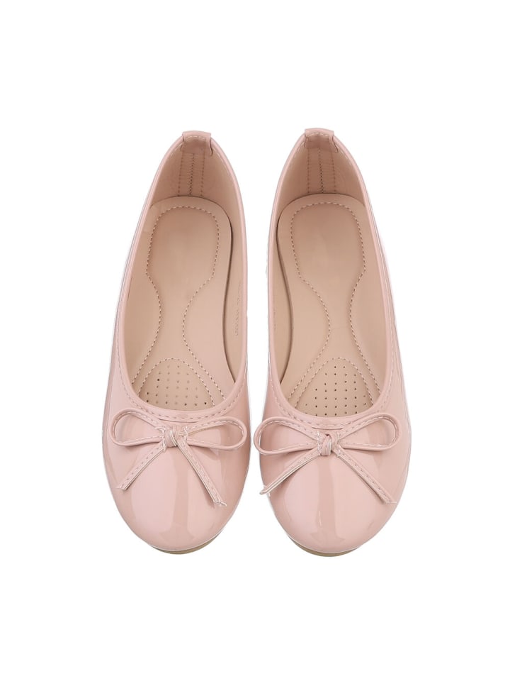 Ital-Design Ballerina in Hellbraun günstig kaufen