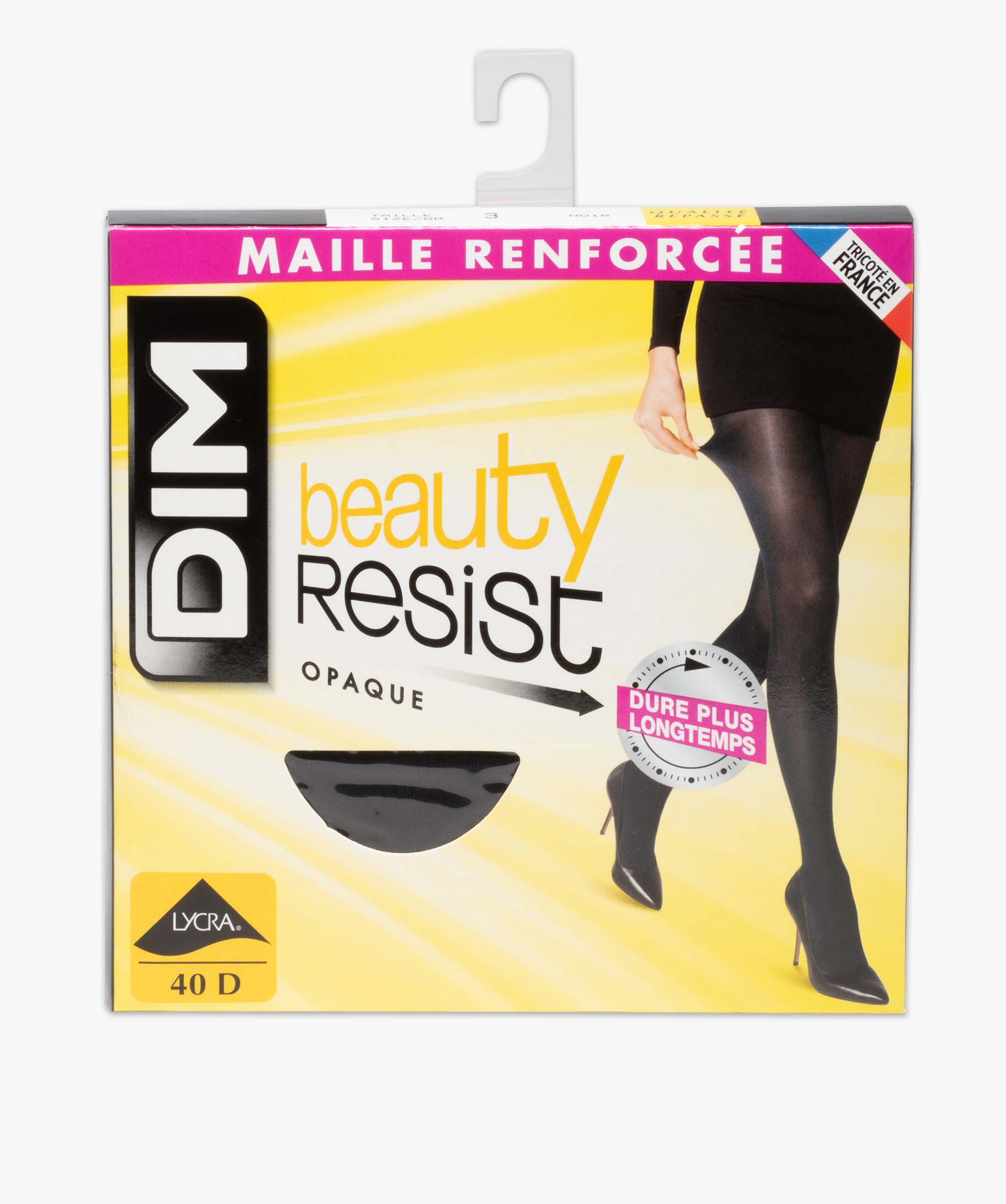 Collant femme opaque Beauty Resist - DIM noir | GEMO
