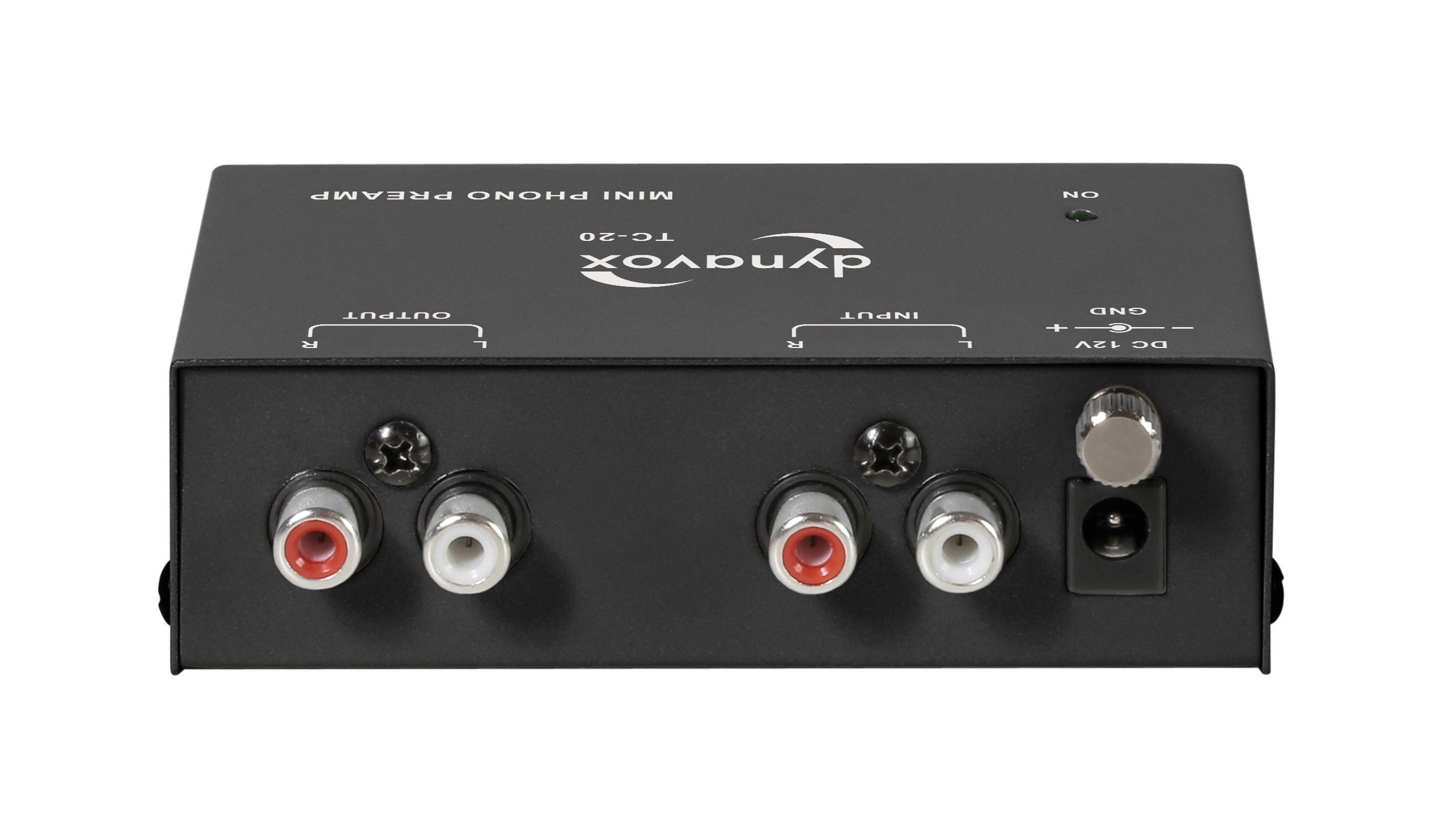 Dynavox TC-20 Vorverstärker (Phono-Vorverstärker, für MM-Abtastsysteme, Metall-Gehäuse)
