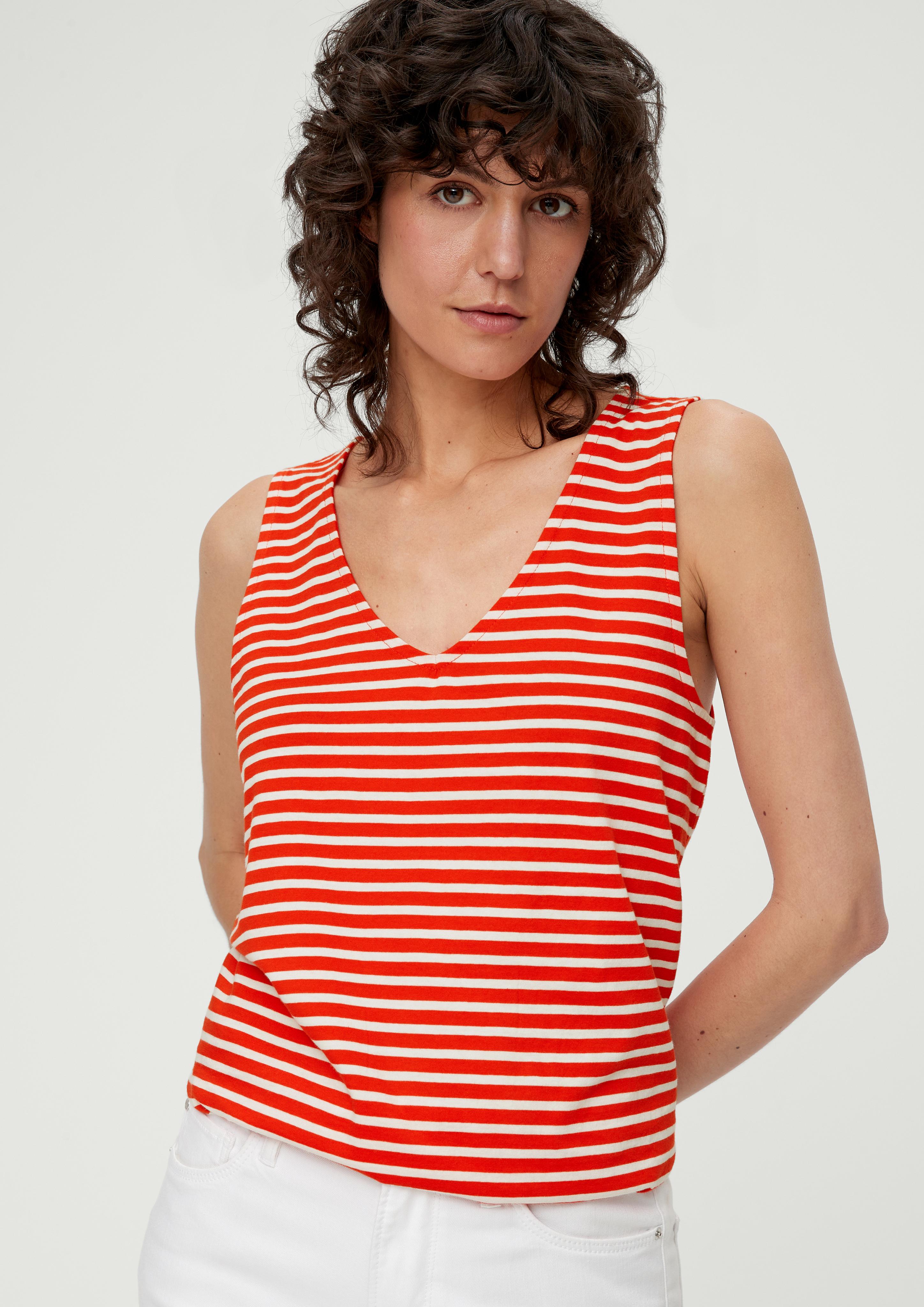 Ärmelloses Shirt aus Baumwolle  2133219-25G4