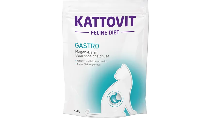 Kattovit Katzentrockenfutter Feline Gastro 400 g