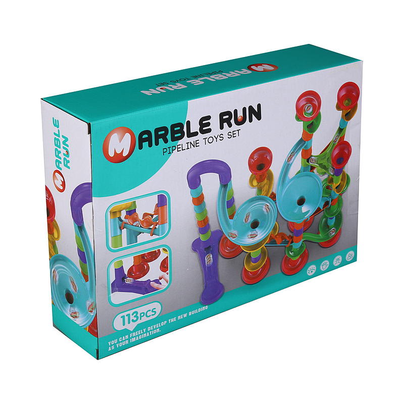 FunToys Klinkekulebane Marble run 113 deler
