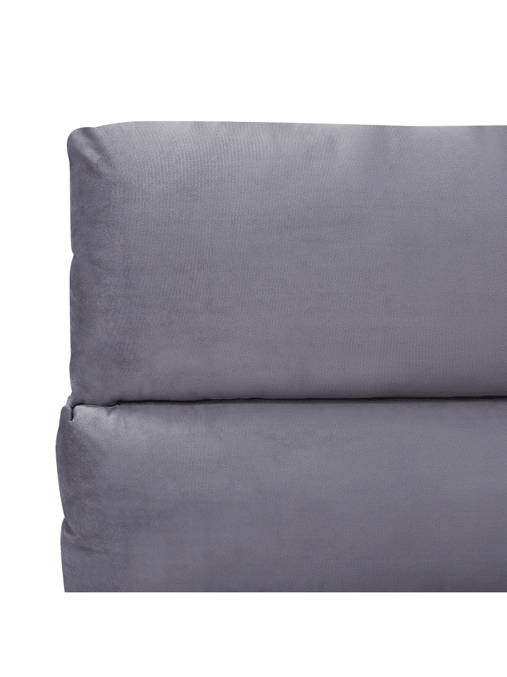 Beliani Doppelbett BATILLY in Grau - (W) 174 x (H) 105 x (L) 224 cm günstig kaufen onesize