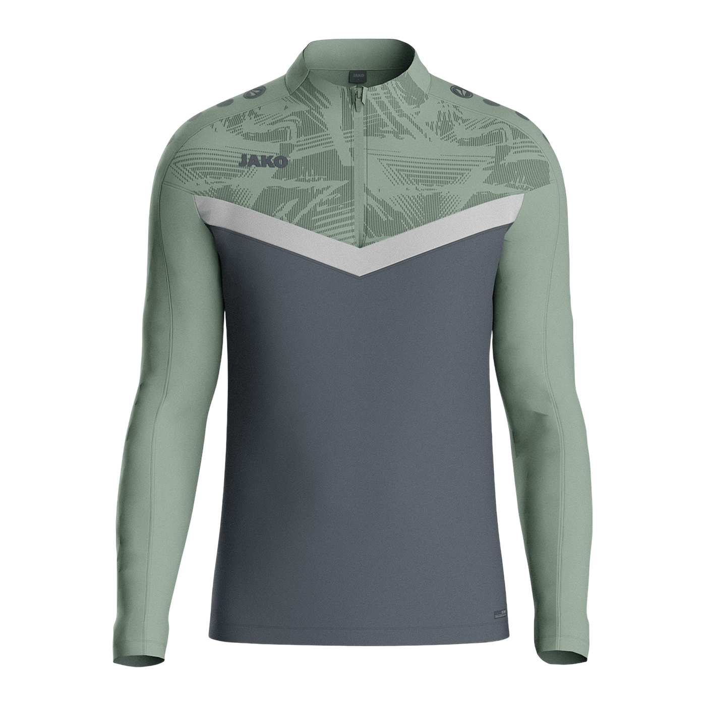 JAKO Iconic HalfZip Sweatshirt Kids Grau F852