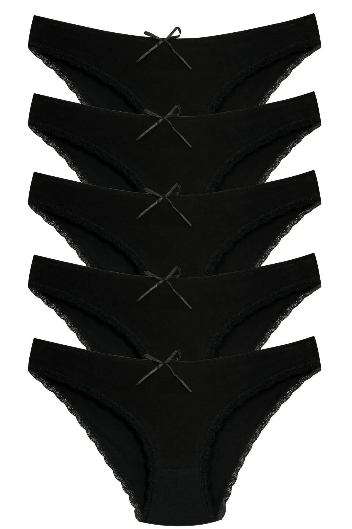 Newlilla  1101 Bikini Damen T. Spitzenhöschen Pack V16