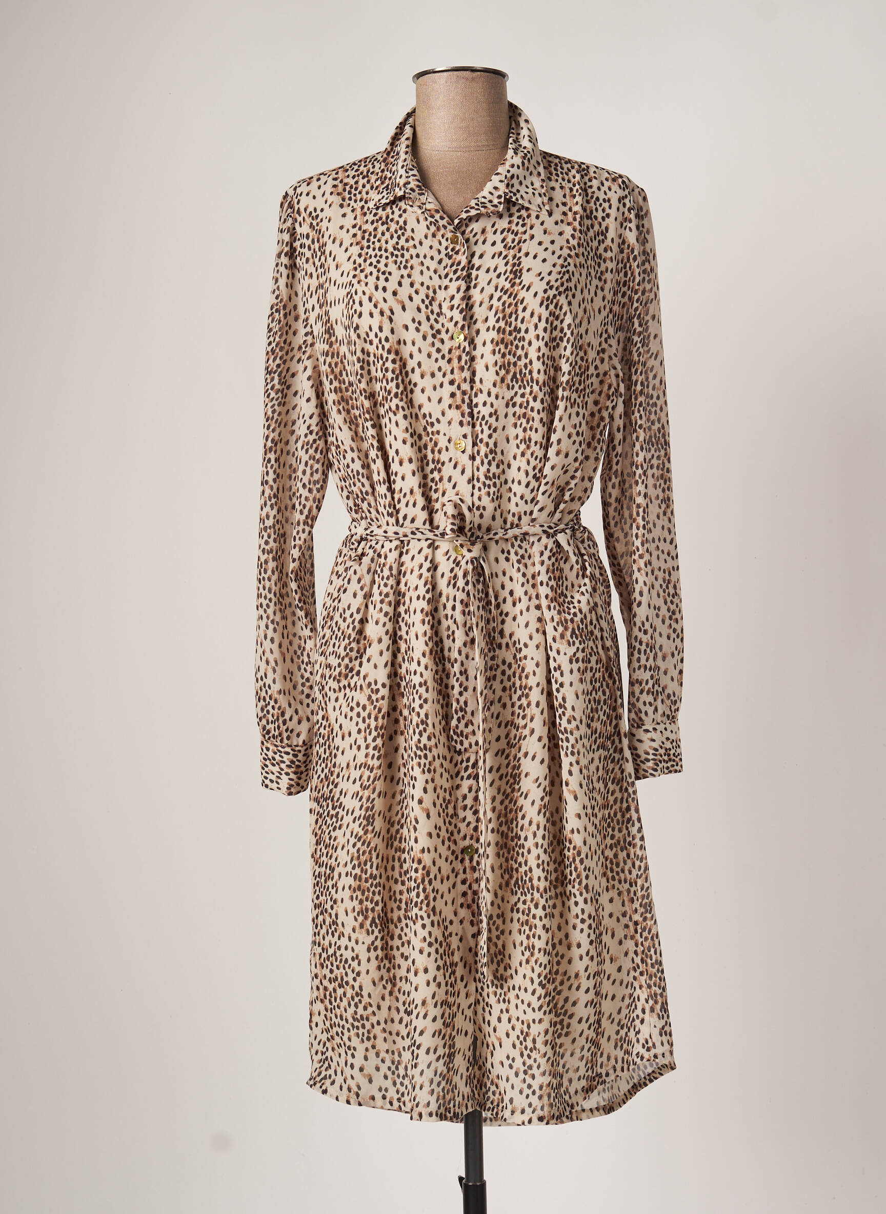Bellita Robes Mi Longues Femme couleur beige