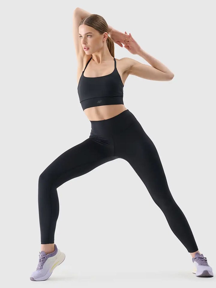 4F Trainingsleggings in Schwarz günstig kaufen