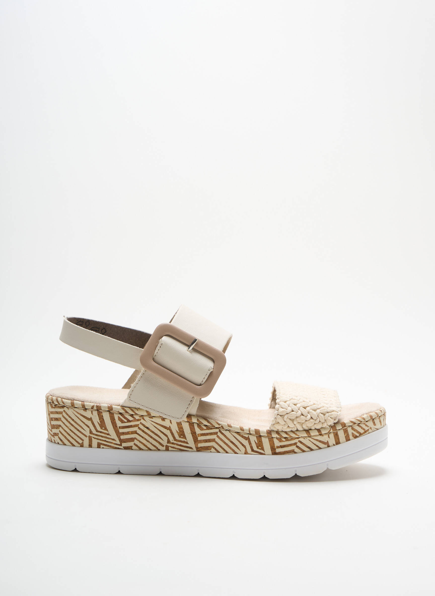 Rieker Sandales Nu Pieds Femme couleur beige