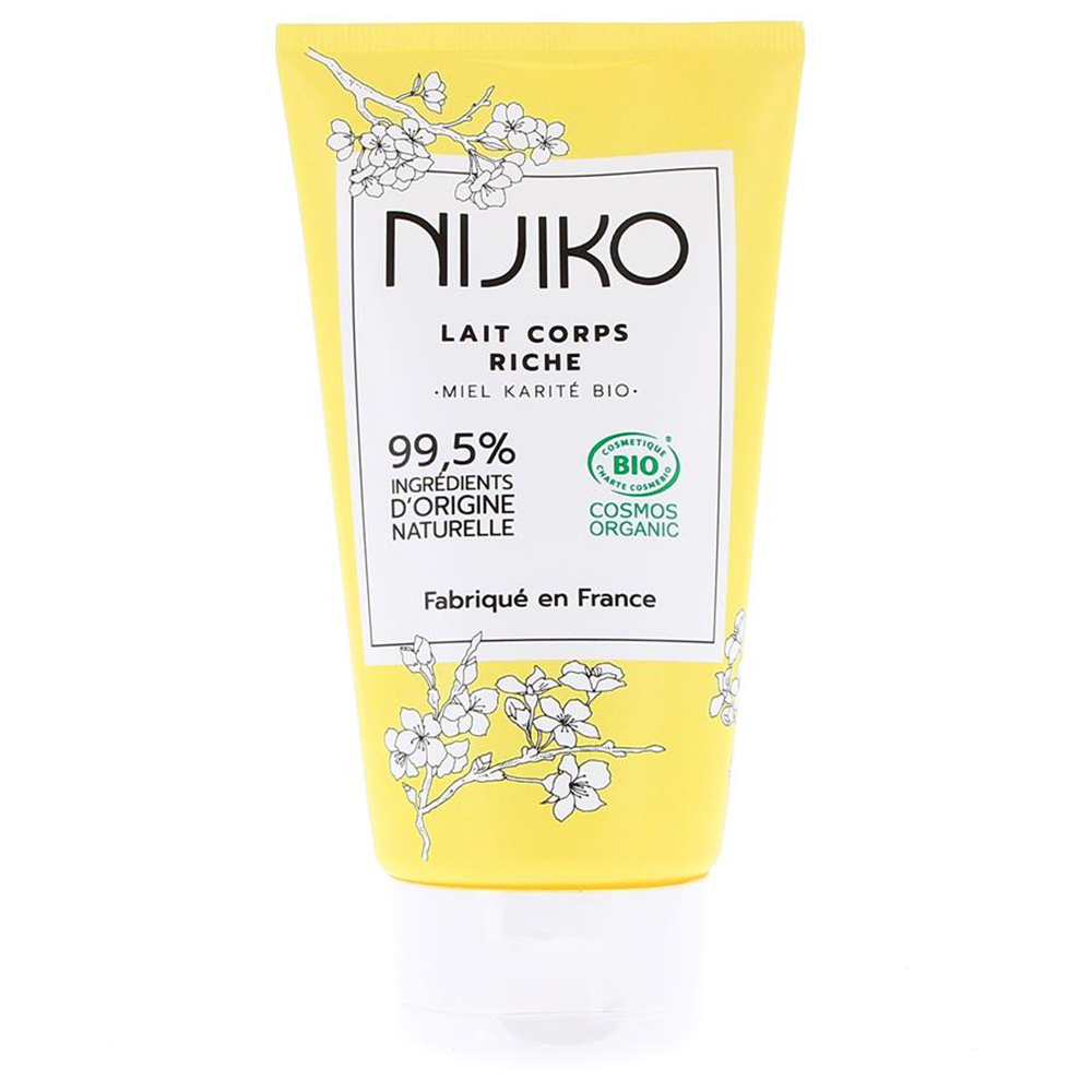 nijiko Lait Corps Bio Nourrissant Miel & Karité Crème et lait hydratants