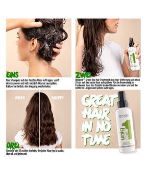 Revlon Professional UniqOne All In One Green Tea Hair Treatment Leave-in-Treatment-150 ml