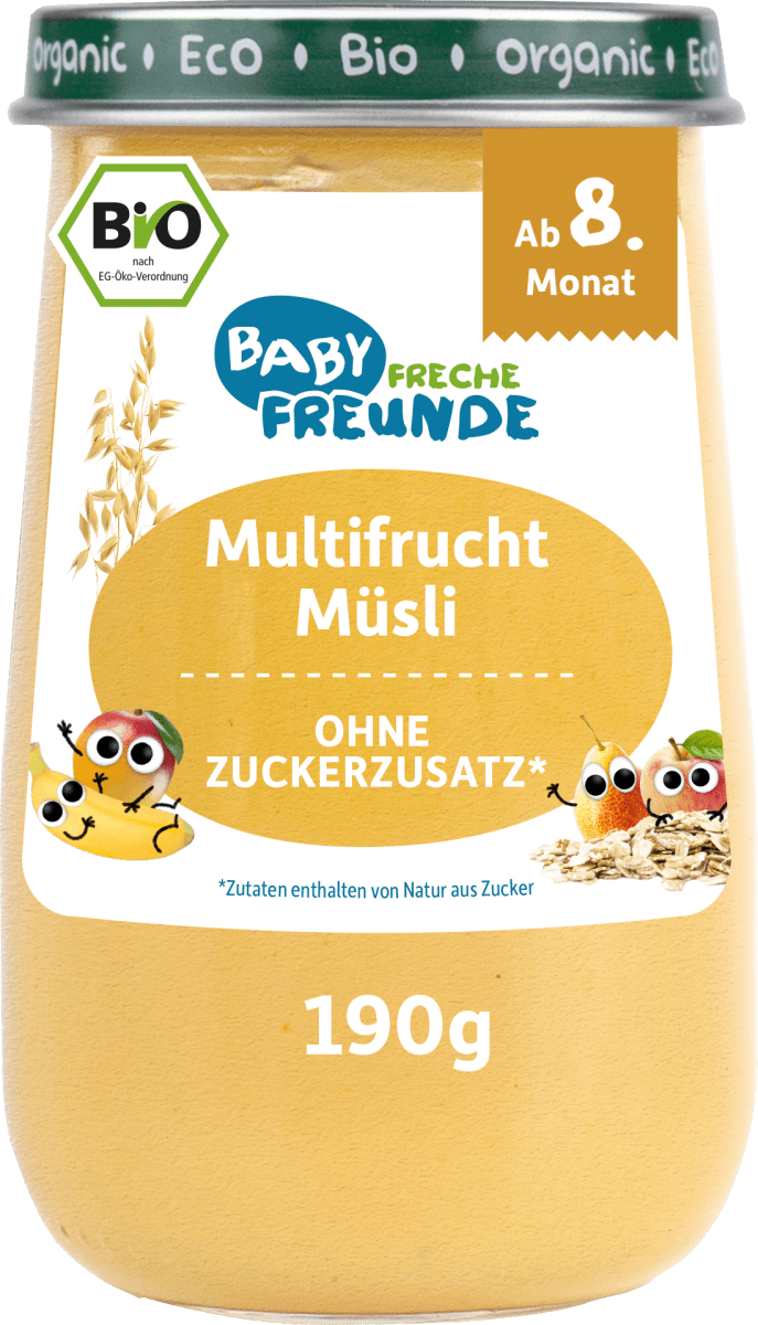 Frucht und Getreide Multifrucht Müsli ab dem 8. Monat, 190 g