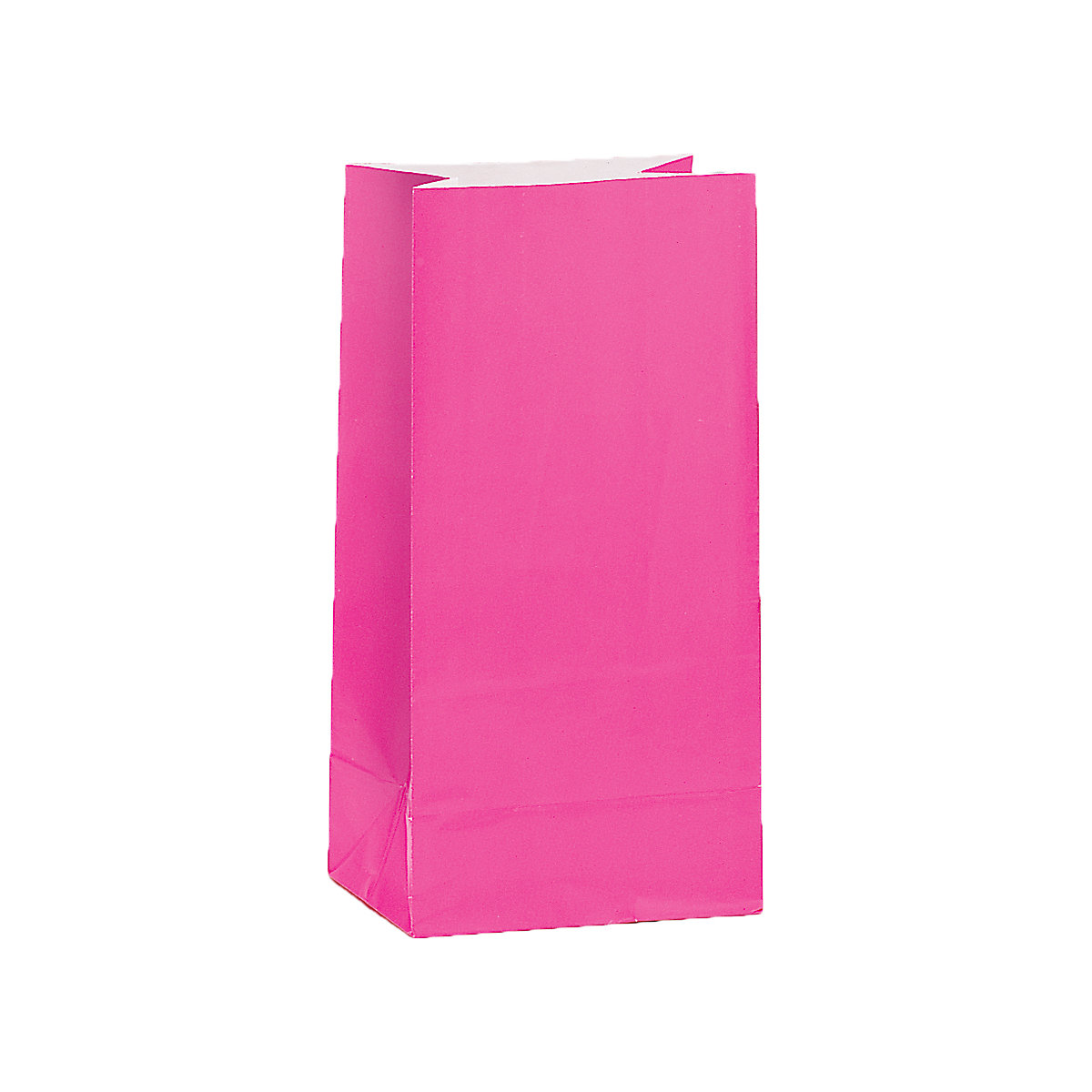 Geschenktüte Mitgebseltüte Pink, Papier, 25,4 x 13,3 cm, 12 Stück
