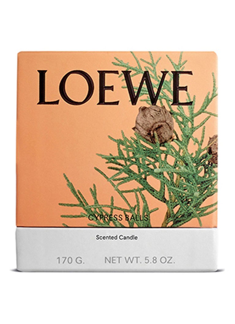 LOEWE mazo ciprešu bumbiņu svece - aromātiskā svece 170 grami