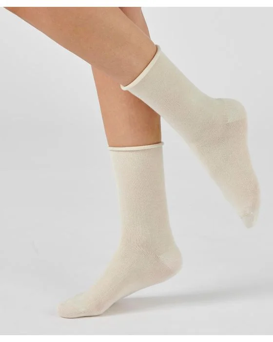 Lot de 2 paires de mi-chaussettes 9% cachemire