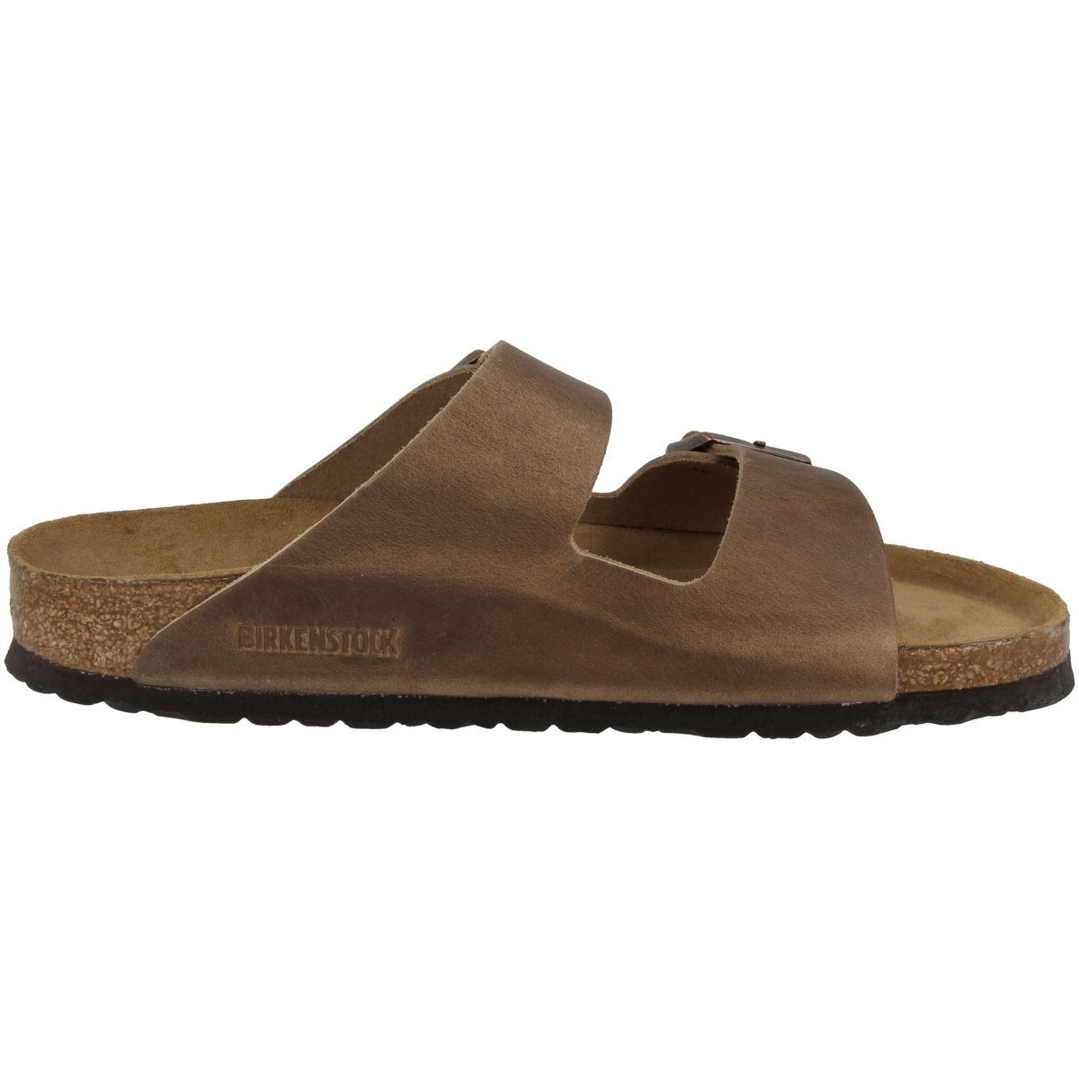 Birkenstock Arizona geöltes Nubukleder schmal Sandale Schnallen