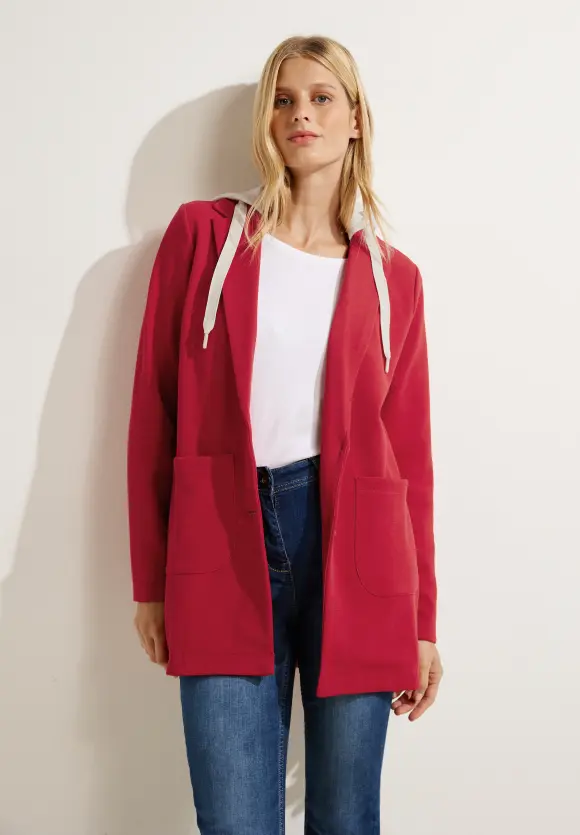CECIL Doubleface Blazer mit Kapuze