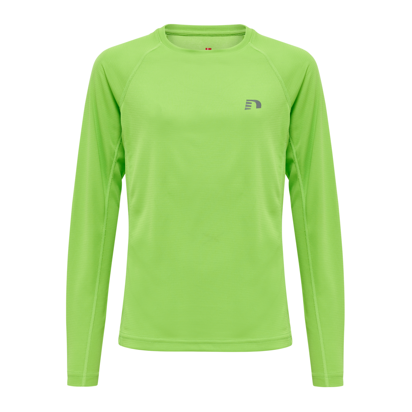 Newline Core Shirt langarm Running Kids Grün F6402