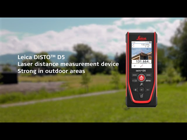 Laserový diaľkomer Leica 950908 Disto D5 s Bluetooth pre vnútorné aj vonkajšie použitie