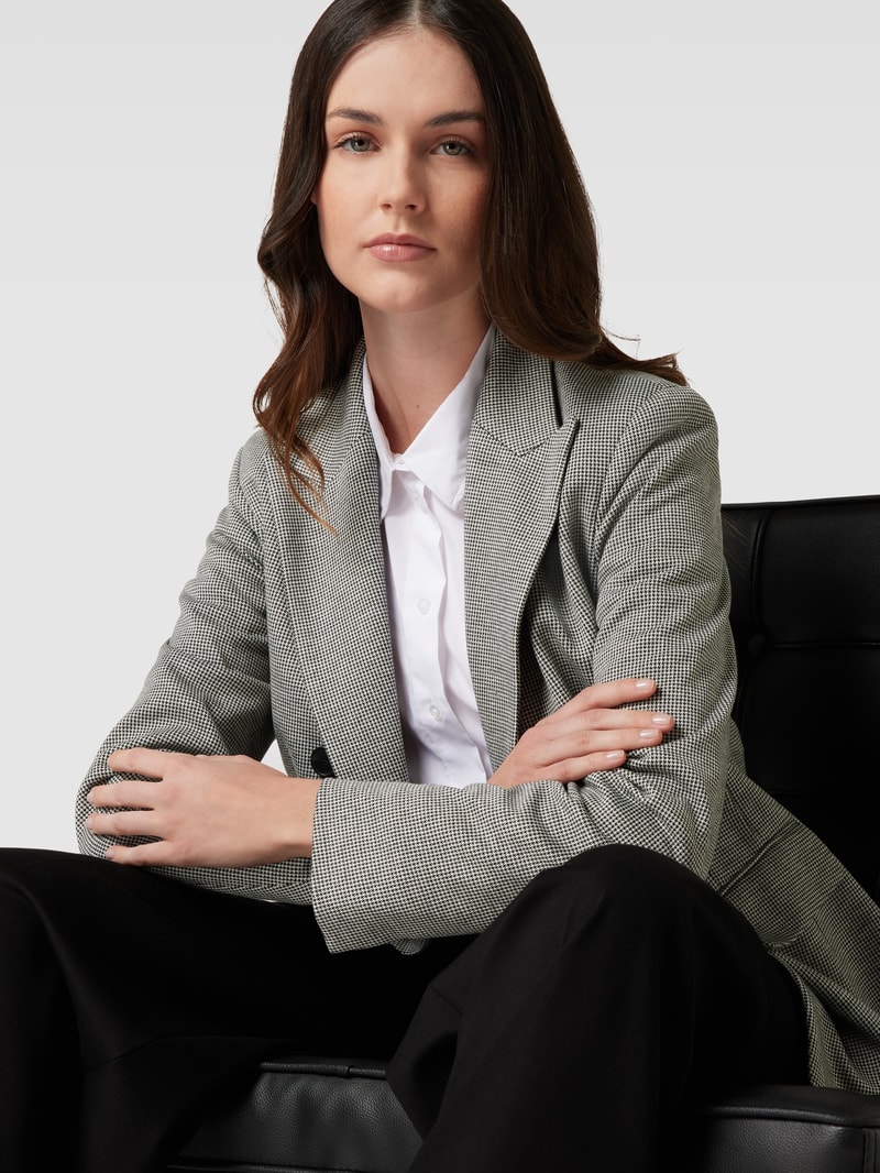 Blazer mit Pattentaschen in anthrazit
