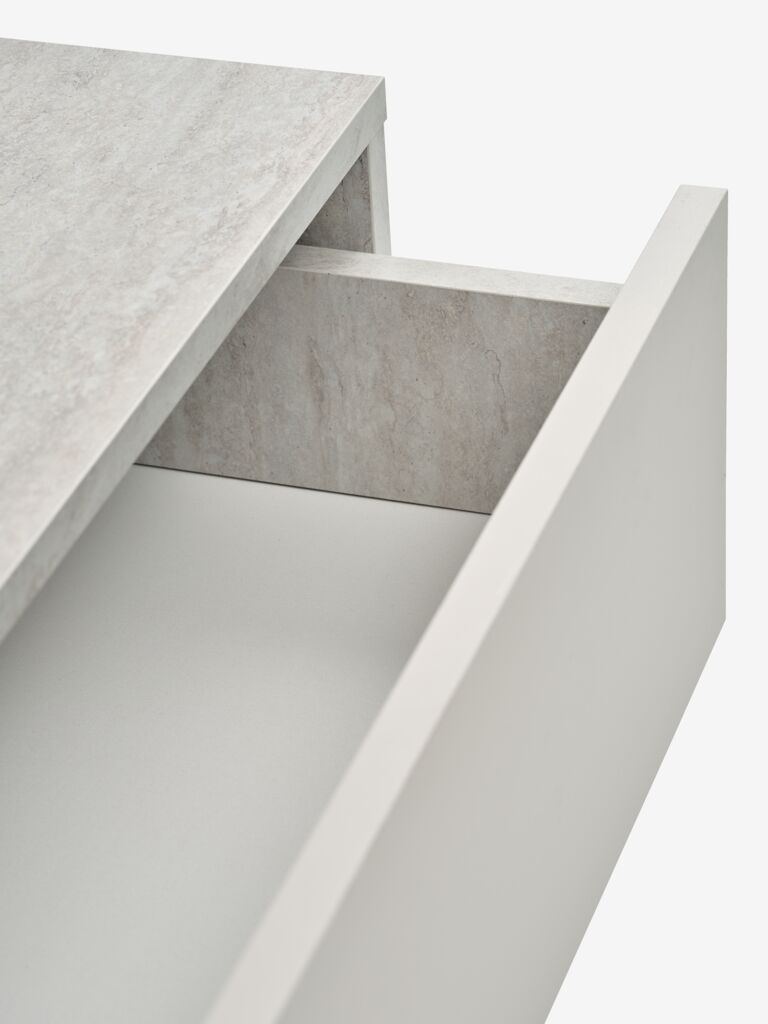 BILLUND BILLUND 3 kommode, travertin/beige