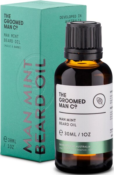 The Groomed Man Co. Man Mint Beard Oil Bartöl