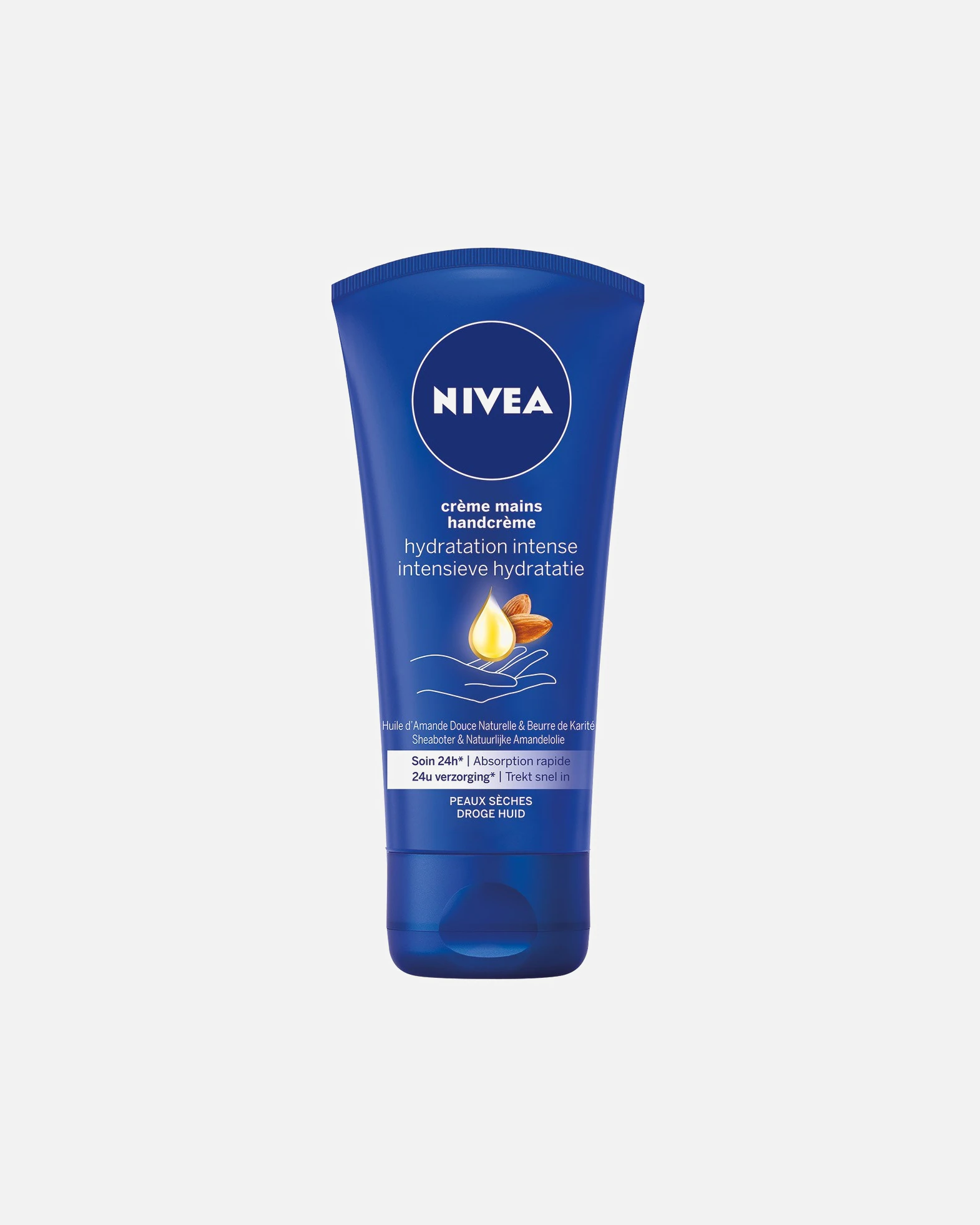 NIVEA vlažilna krema za roke s sladkim mandljevim oljem in karitejevim maslom za suho kožo