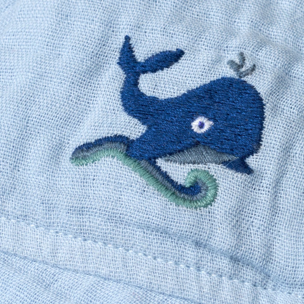 Schirmmütze mit Wal-Motiv, blau, Gr. 46/47, 1 St