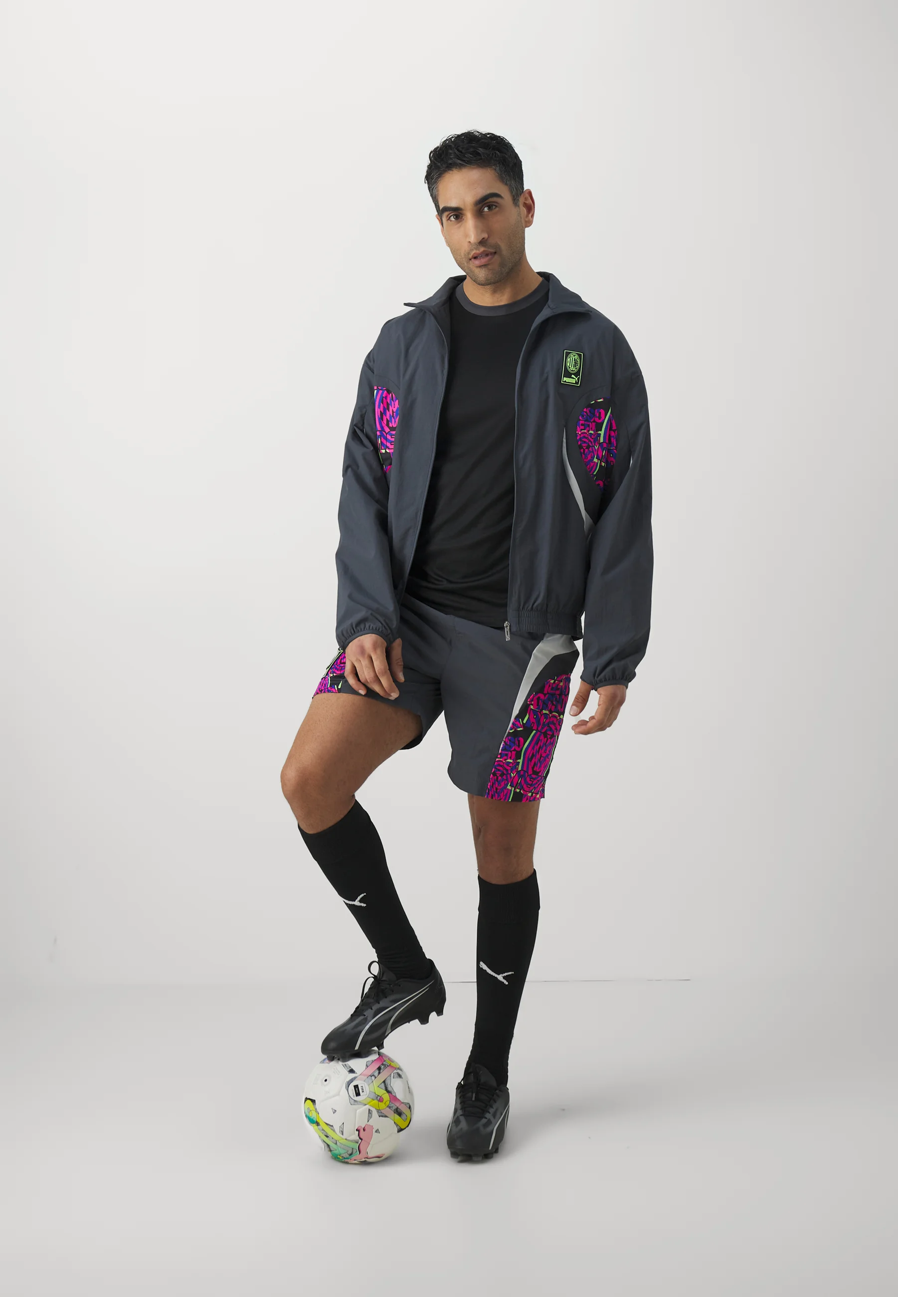 Chaqueta cortavientos Puma AC MILAN FTBLNRGY