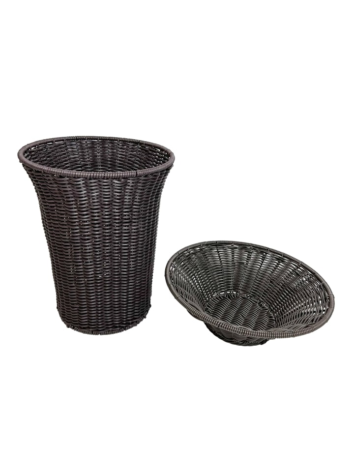 kobolo 2tlg. Set Aufbewahrungskorb DISPLAY25 in Braun günstig kaufen onesize