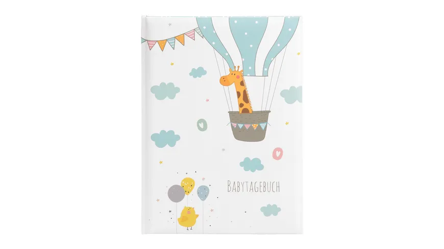 goldbuch Babytagebuch Ballonfahrt 21x28 cm mit 44 illustrierte Seiten