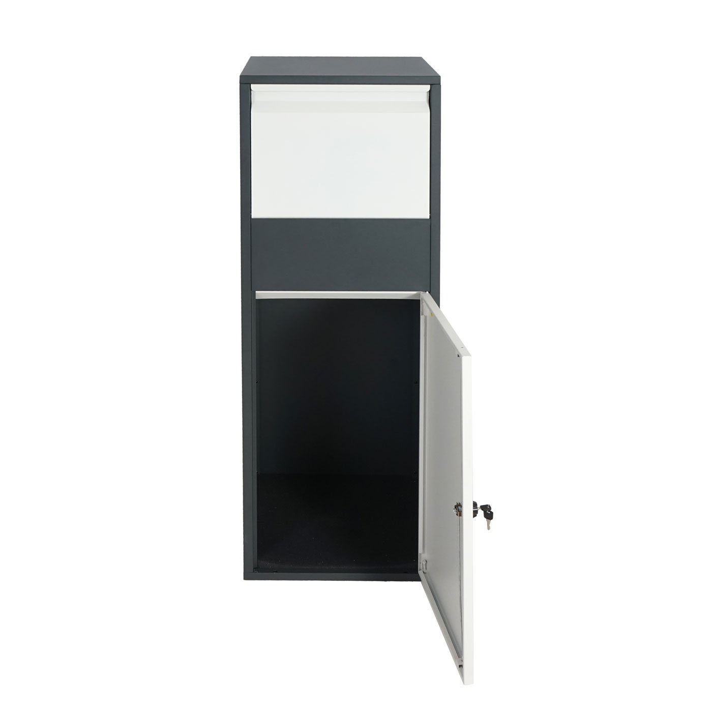 MCW Standbriefkasten MCW-G80-P (1-St), Am Boden fixierbar, Leichte Paketentnahme, Gewicht (ca): 24 kg