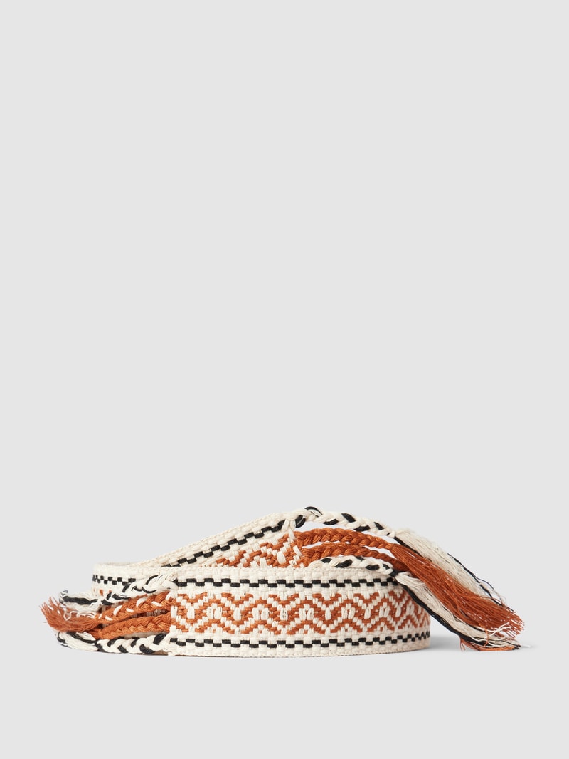 Bindegürtel mit Effektgarn in offwhite
