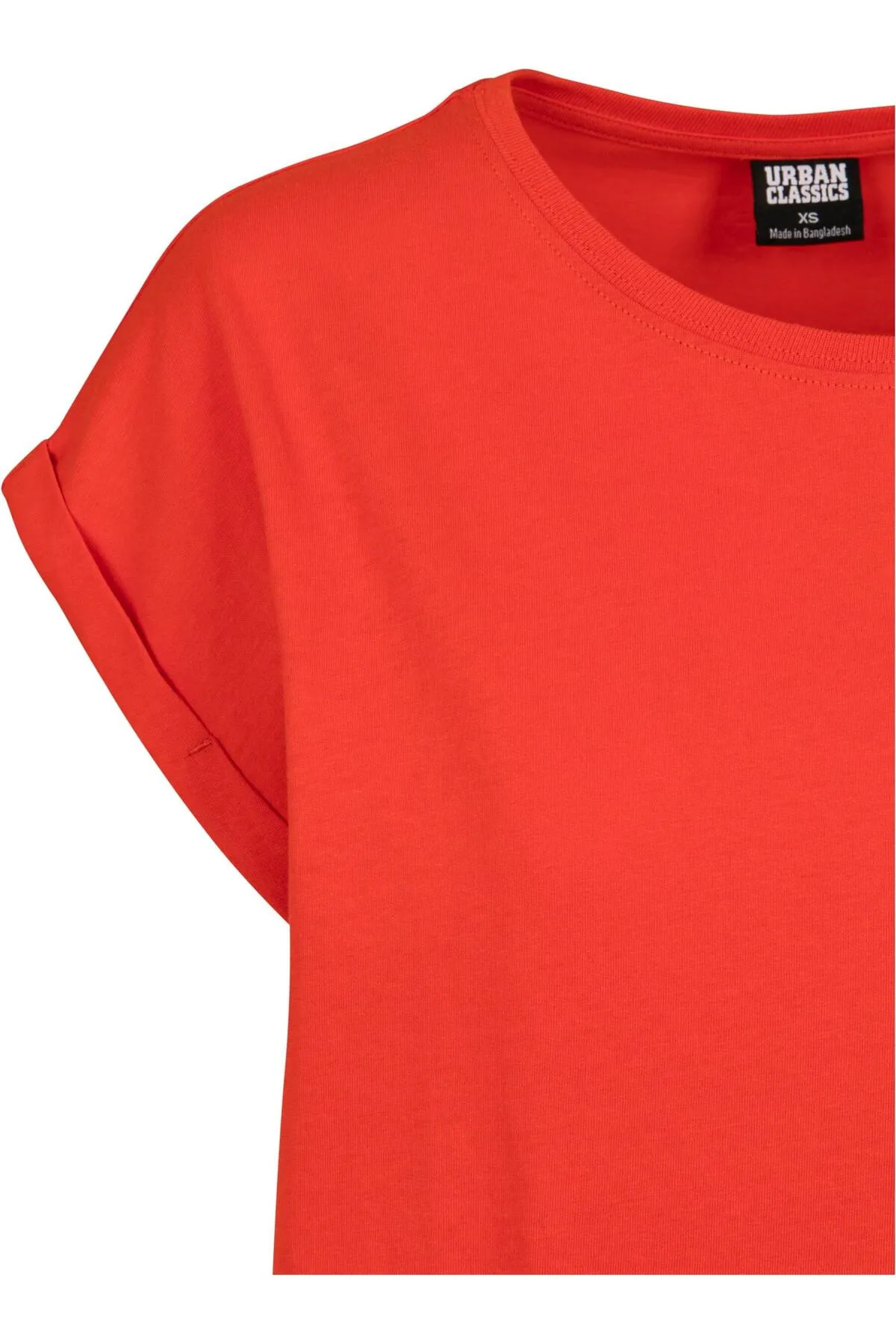 Urban Classics  Damen T-Shirt mit verlängerter Schulterpartie für Damen